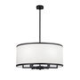 Opviq Way - 11656 Lámpara de araña en blanco y negro